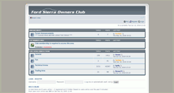 Desktop Screenshot of forum.fordsierraclub.co.uk